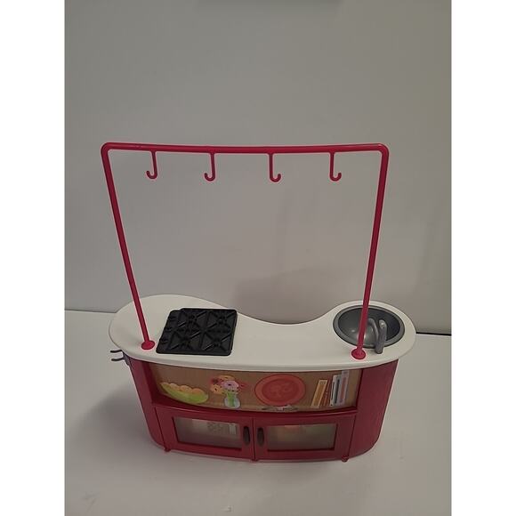 Barbie I Can Be A TV Chef N0301 Cooking Set Counter & Pot Rack *Minor Flaw* - Picture 3 of 16